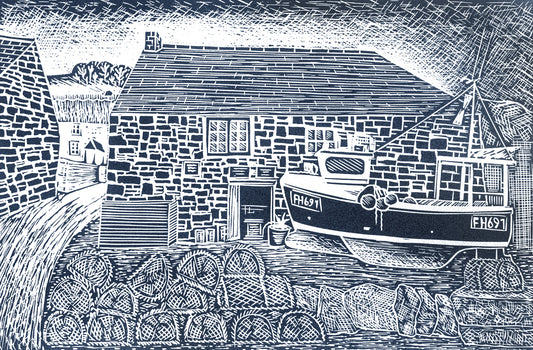 Winch House, Cadgwith - Test Print