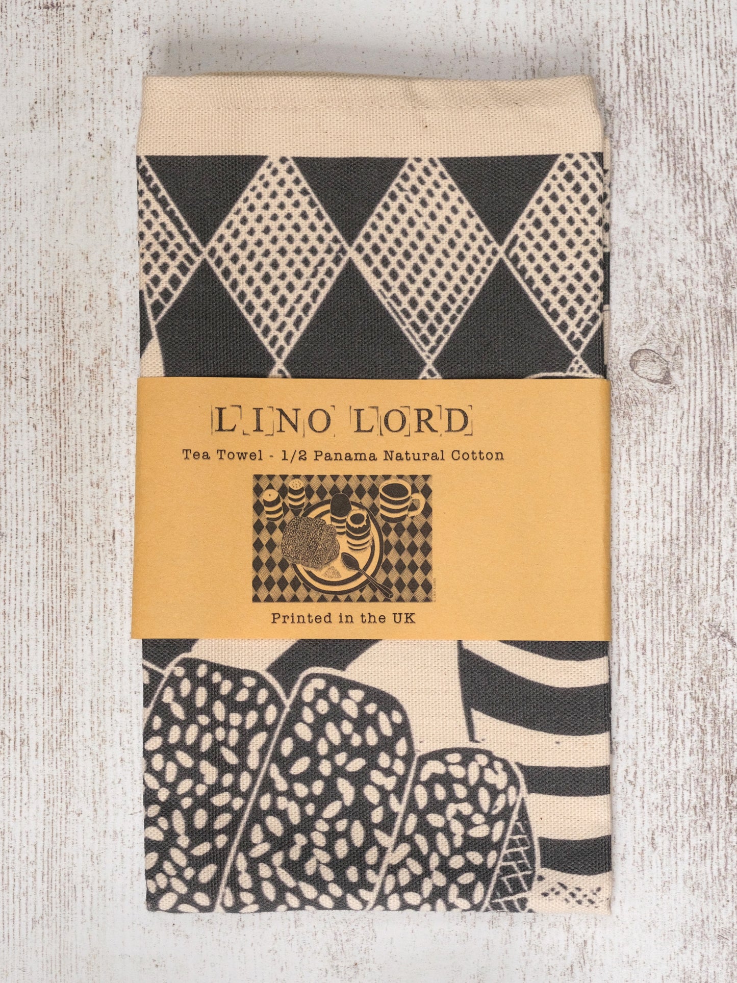 Lino Print Tea Towel | Lino Lord