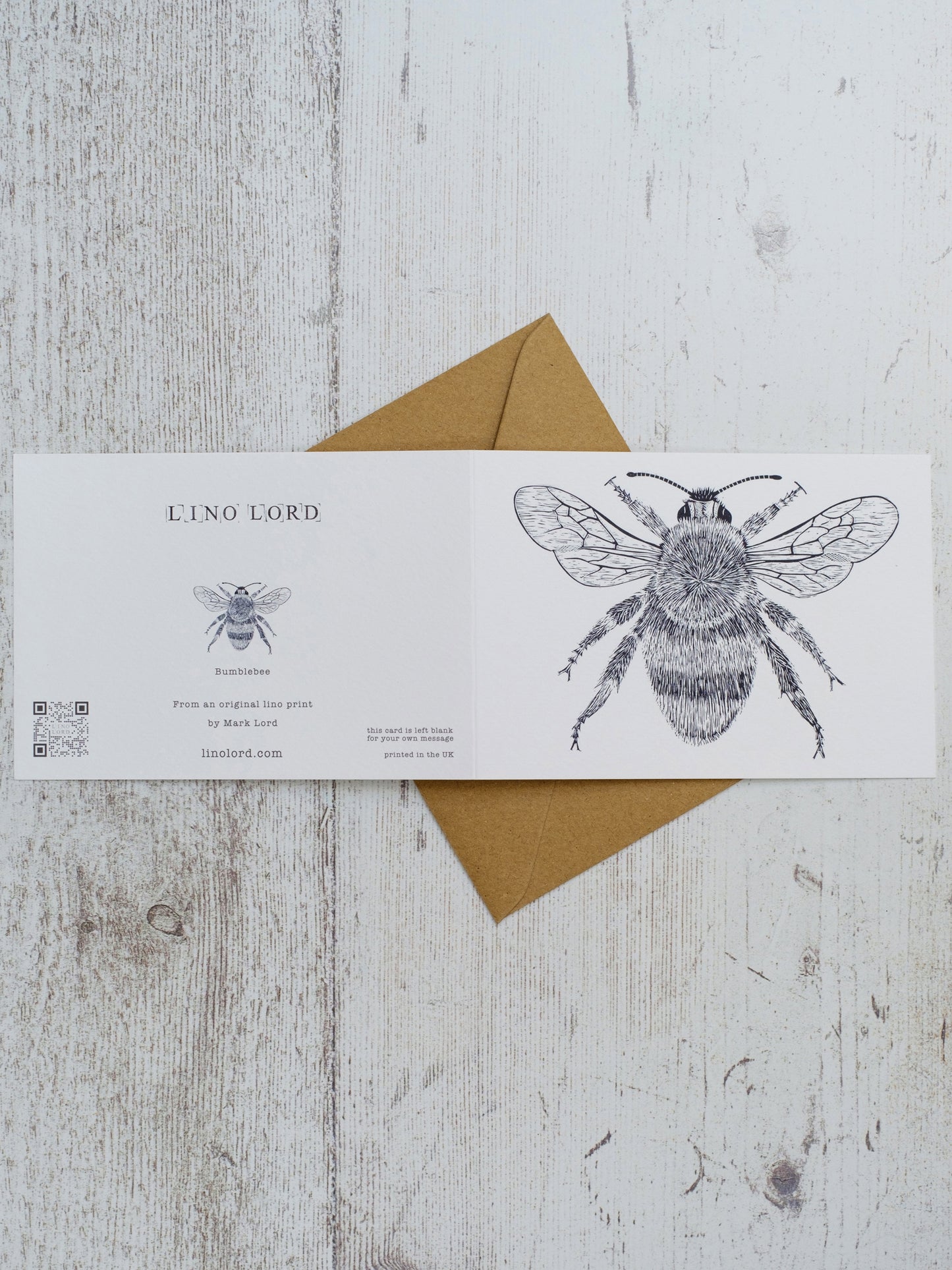 Bee A6 Greeting Card