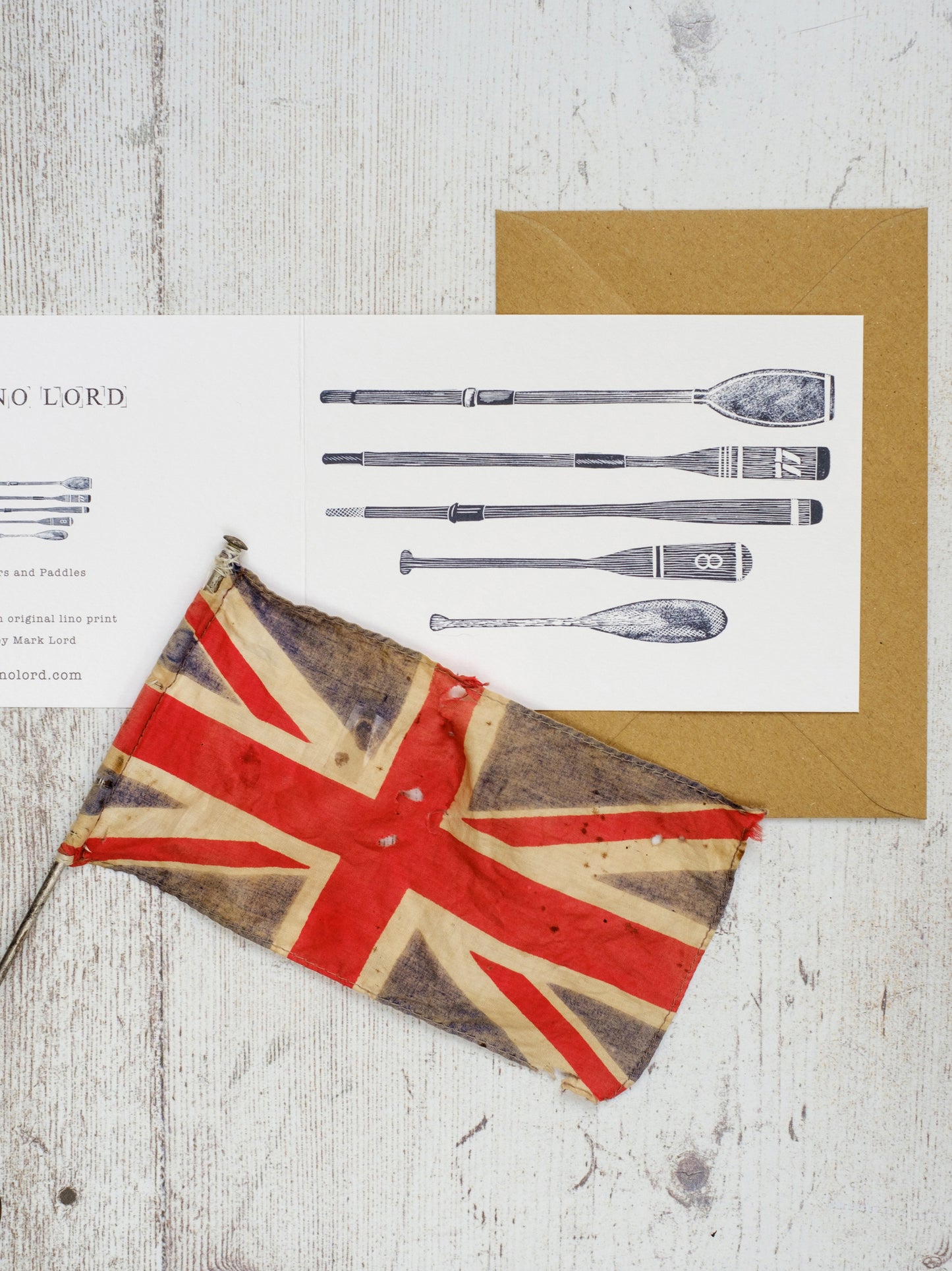 Oars & Paddles A6 Greeting Card
