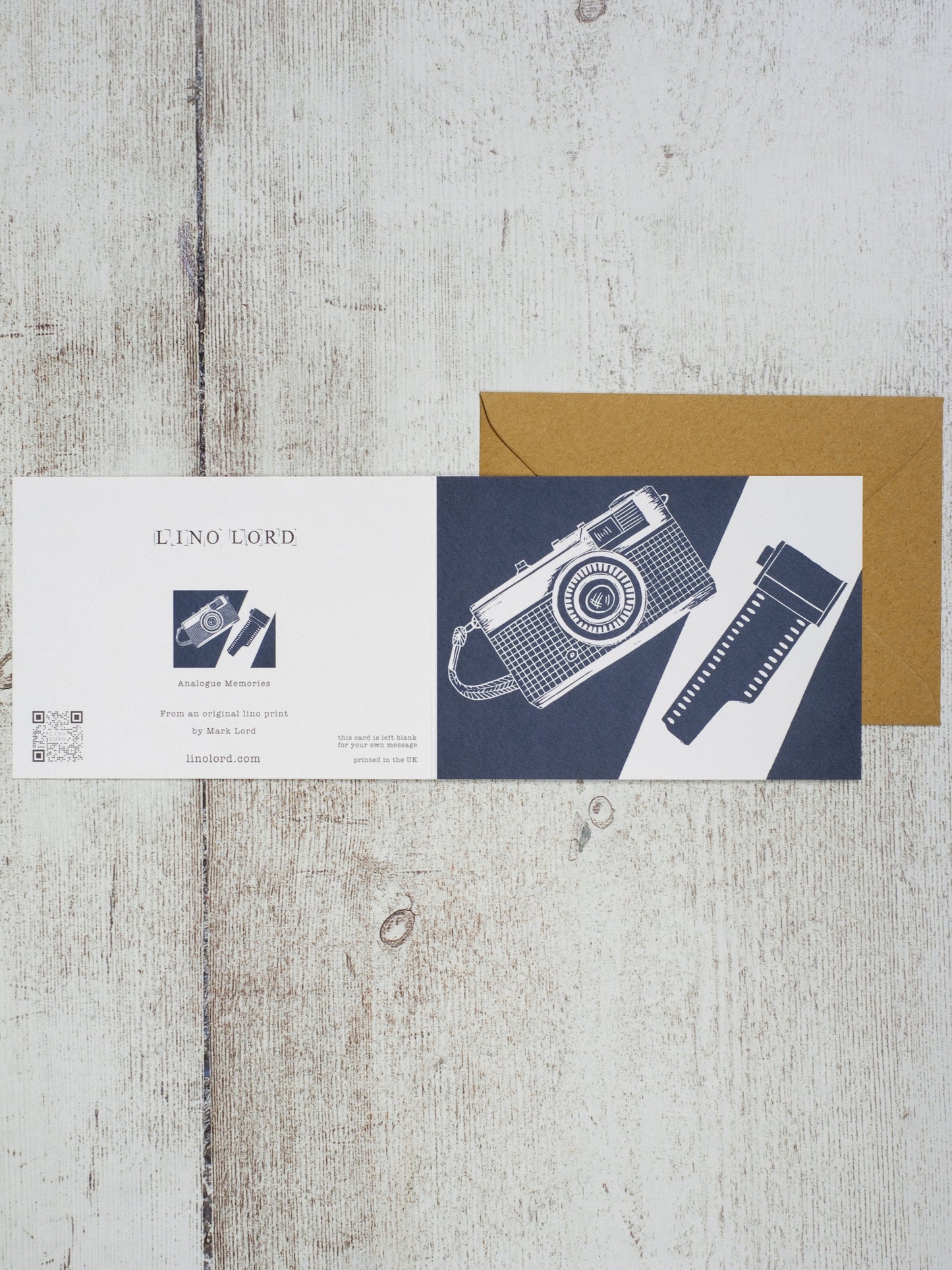 Olympus Trip and Roll of Film A6 Greeting Card