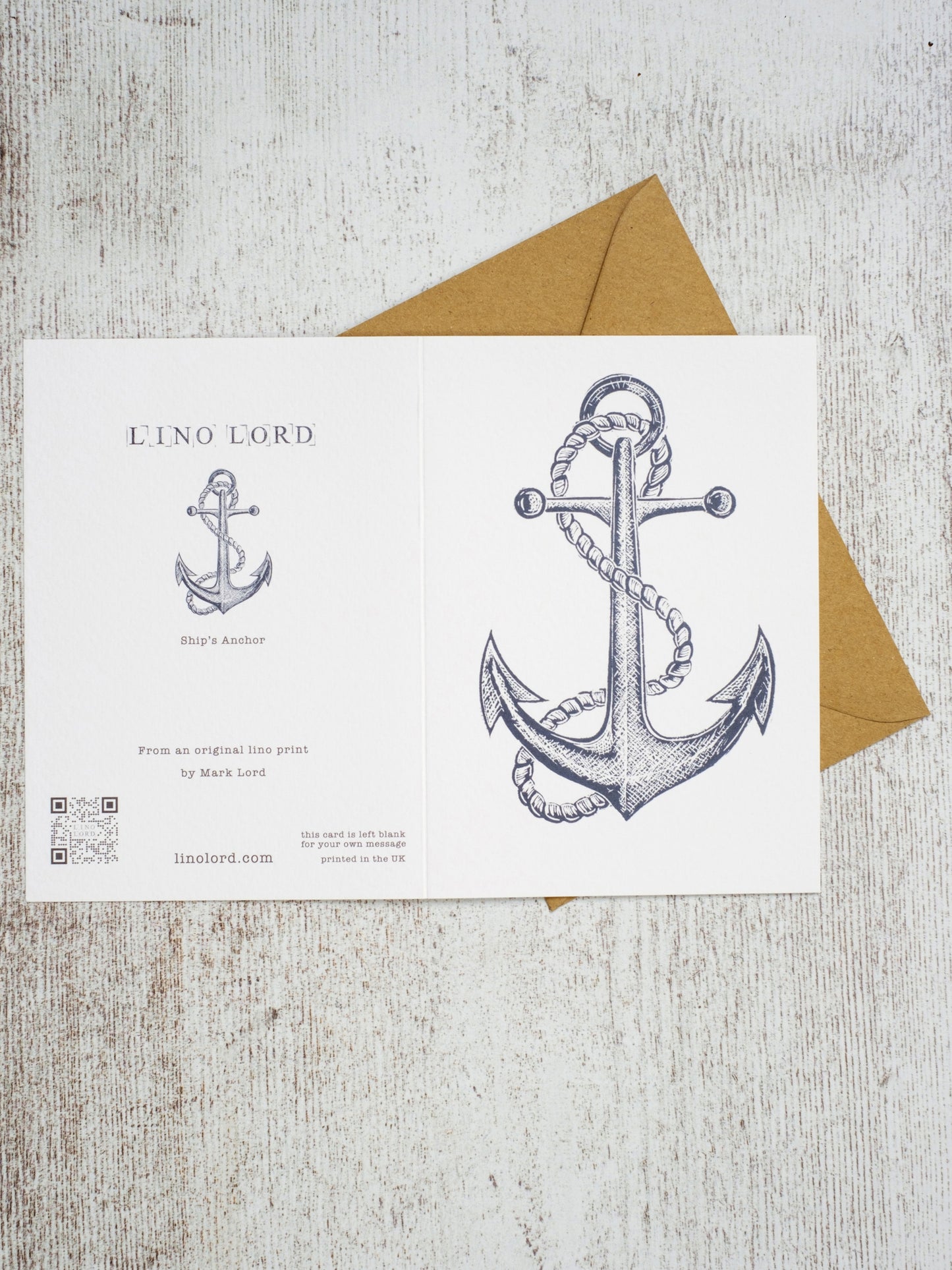 Ships Anchor A5 Greeting Card