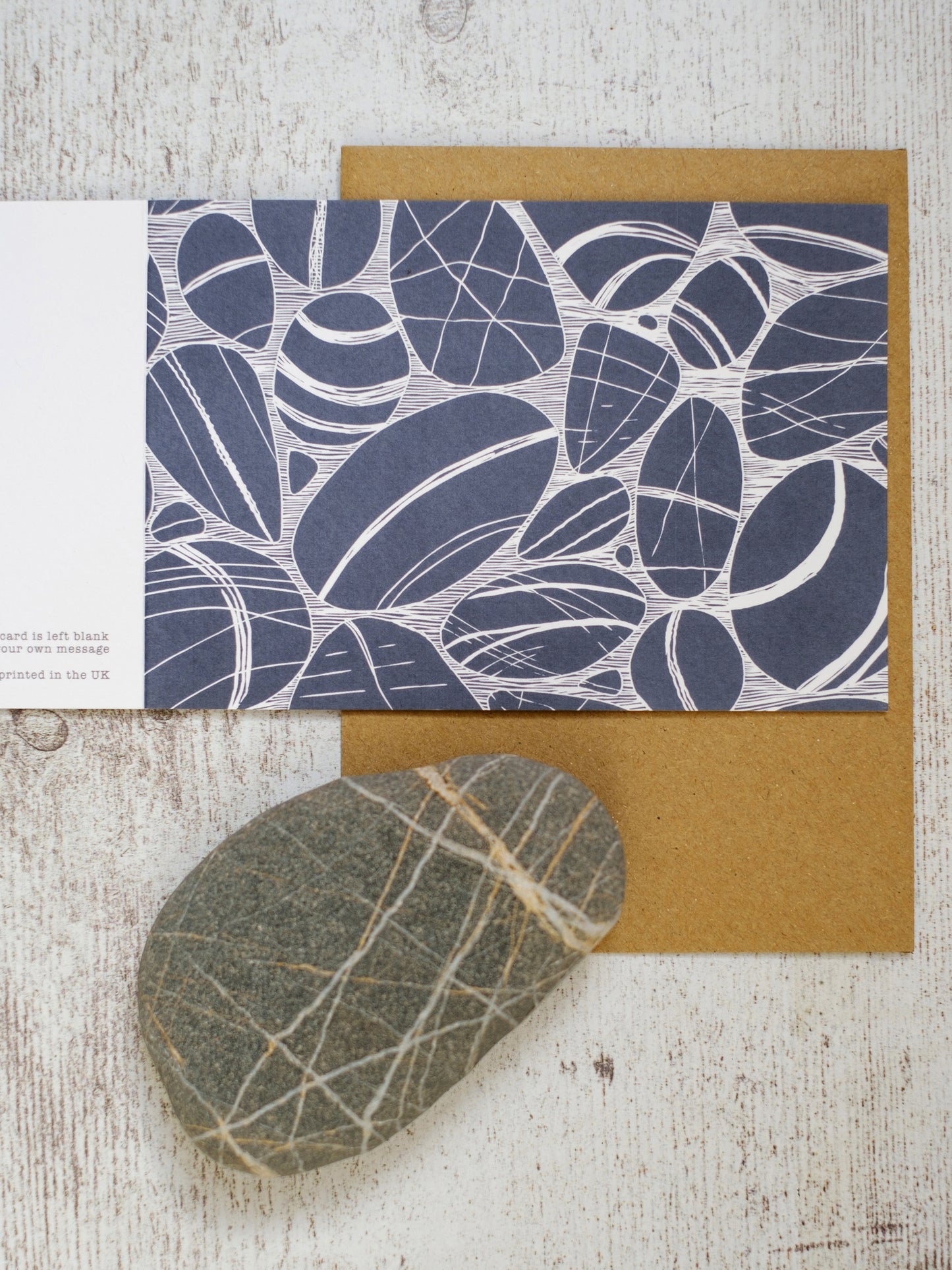 Pebbles on the Shore A6 Greeting Card