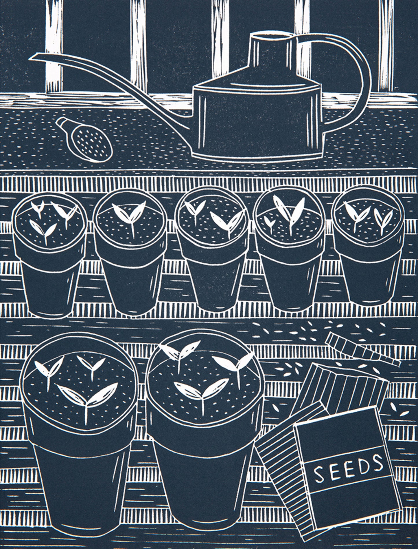 Potting Shed Lino Prints | in The Potting Shed | Lino Lord