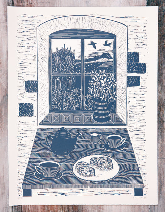 View From The Window in St Davids - Test Print