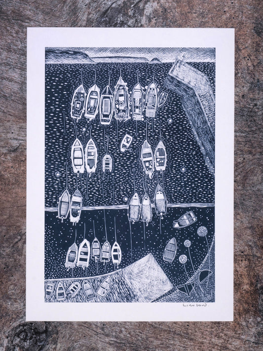 End Of The Day, Portscatho Digital Print