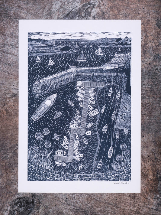 Summer St Mawes Digital Print