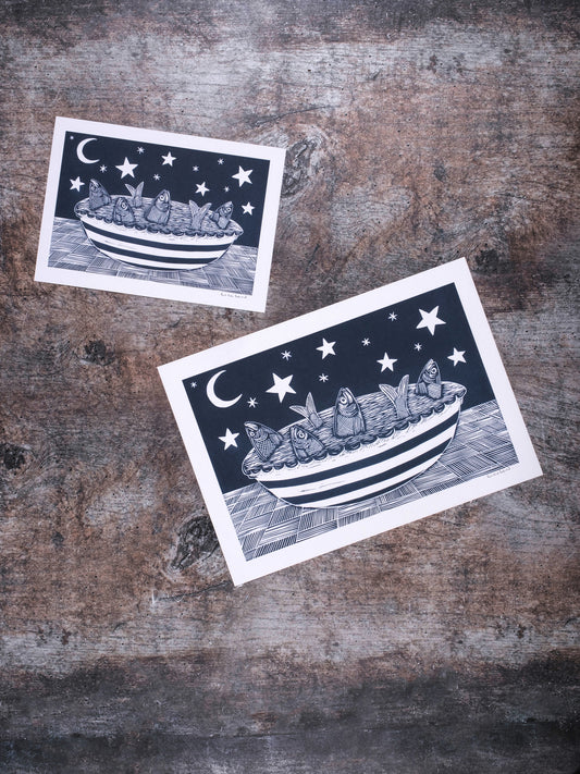 Stargazy Pie Digital Print
