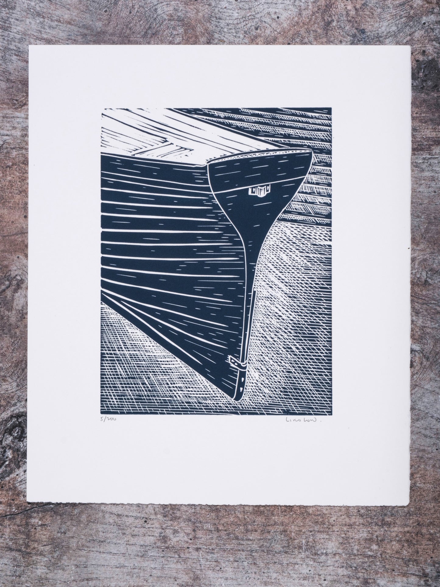 Gig Club Hull, St Mawes Limited Edition Lino Print