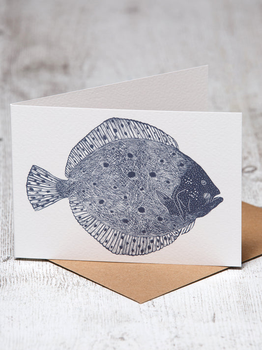 Turbot A6 Greeting Card