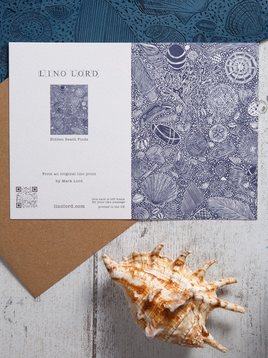 Hidden Beach Finds A6 Greeting Card