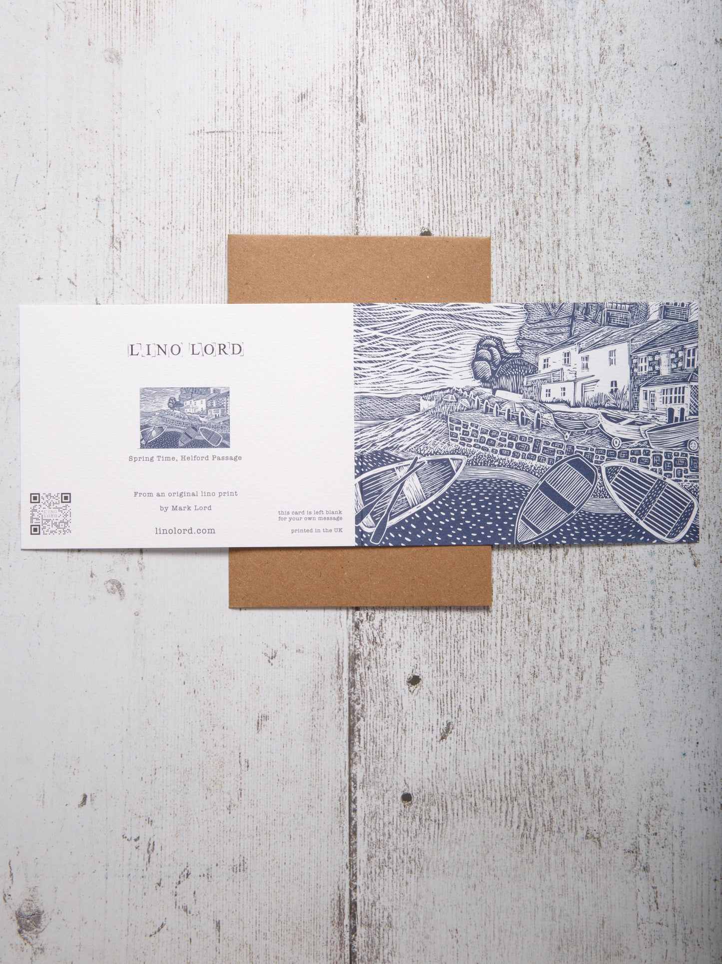 Spring Time, Helford Passage A6 Greeting Card