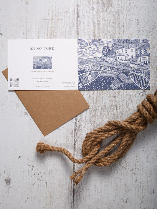 Spring Time, Helford Passage A6 Greeting Card