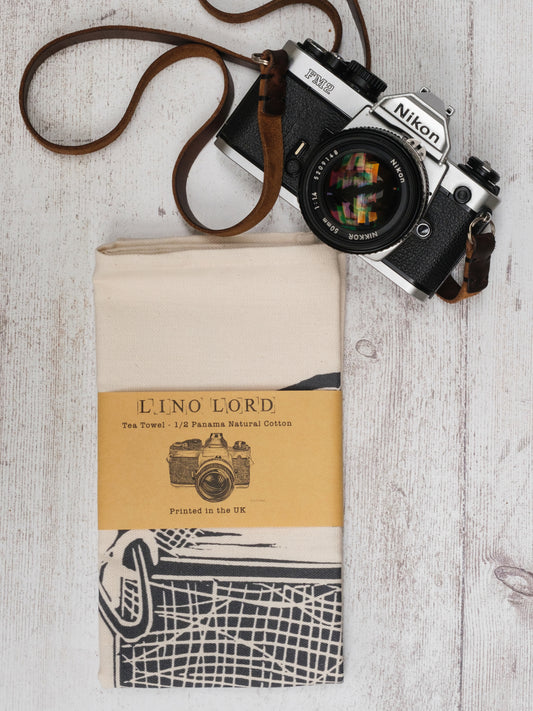 Camera Lino Print | Cotton Lino Prints | Lino Lord