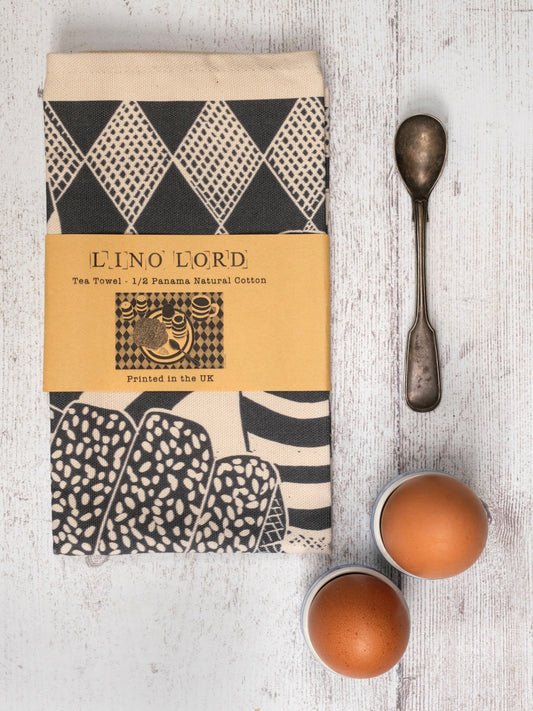 Lino Print Tea Towel | Lino Lord