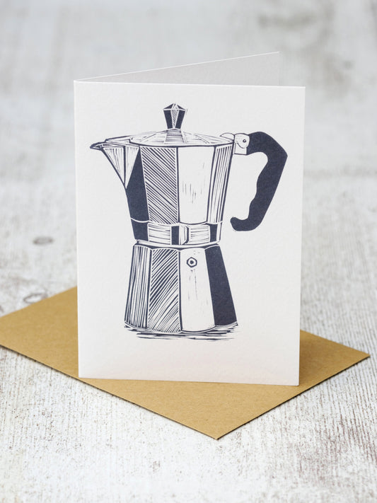 Moka Pot A6 Greeting Card