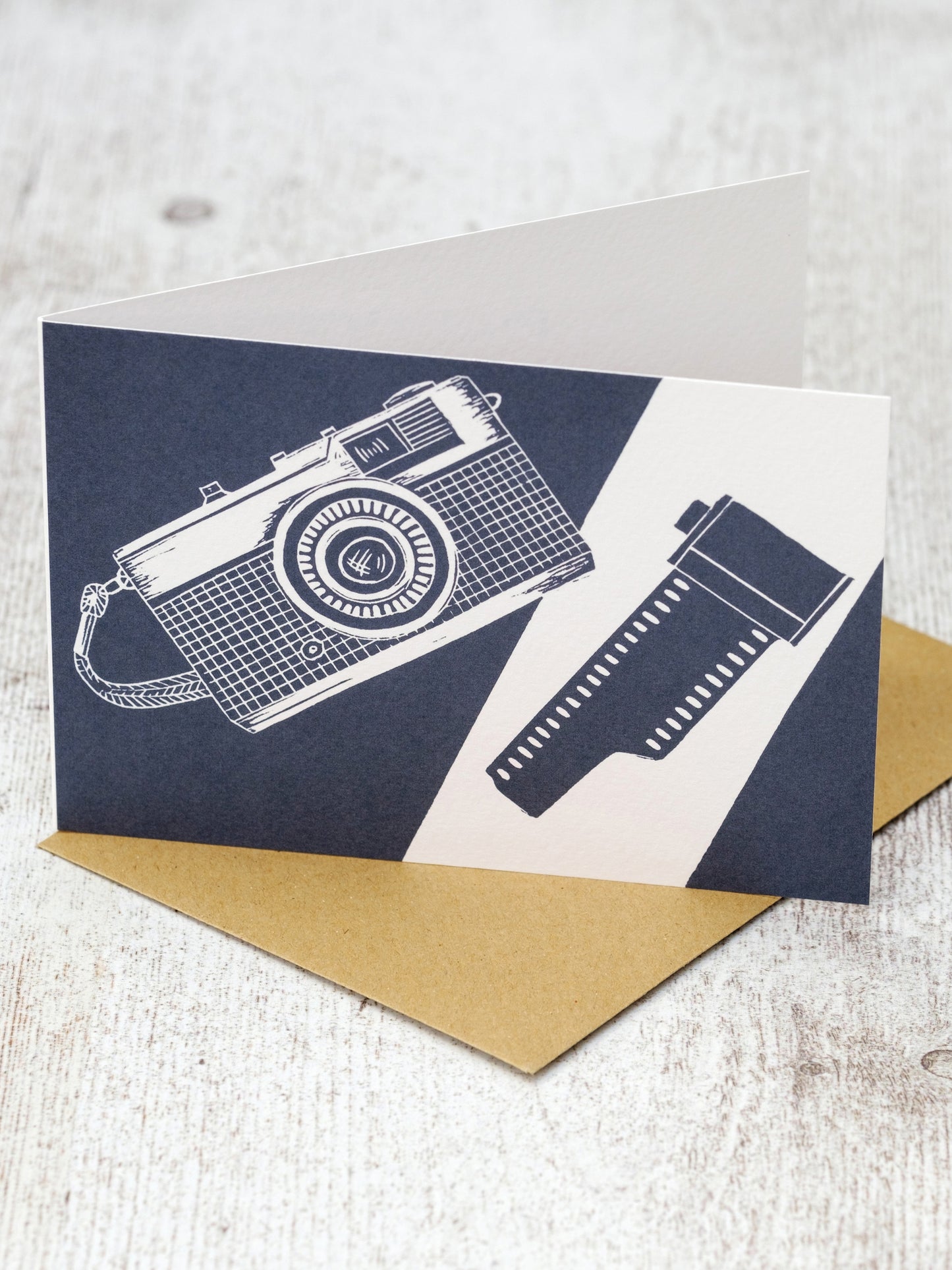 Olympus Trip and Roll of Film A6 Greeting Card