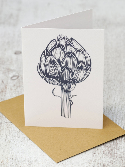 Single Artichoke A6 Greeting Card