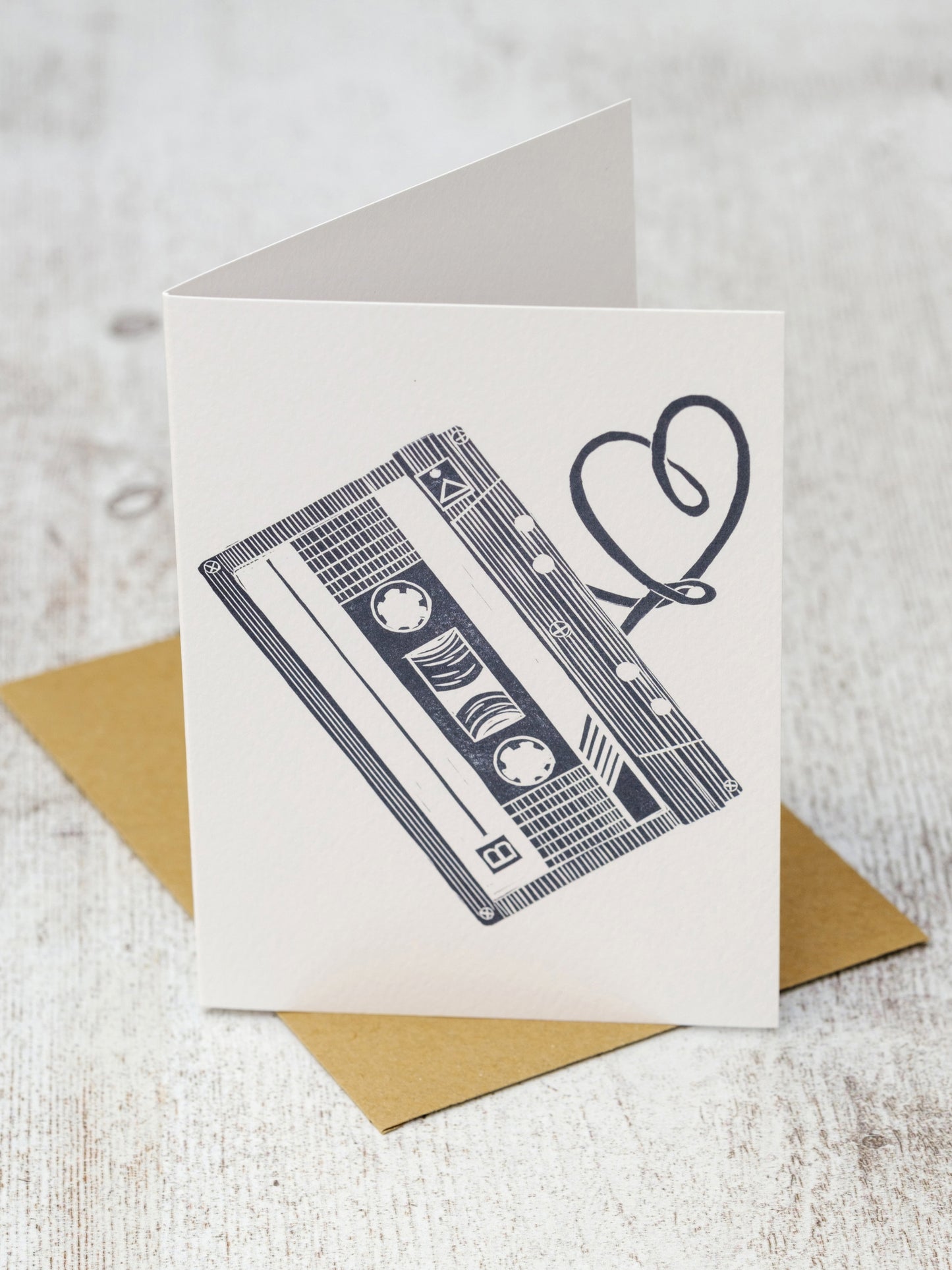 Love a Mix Tape A6 Greeting Card