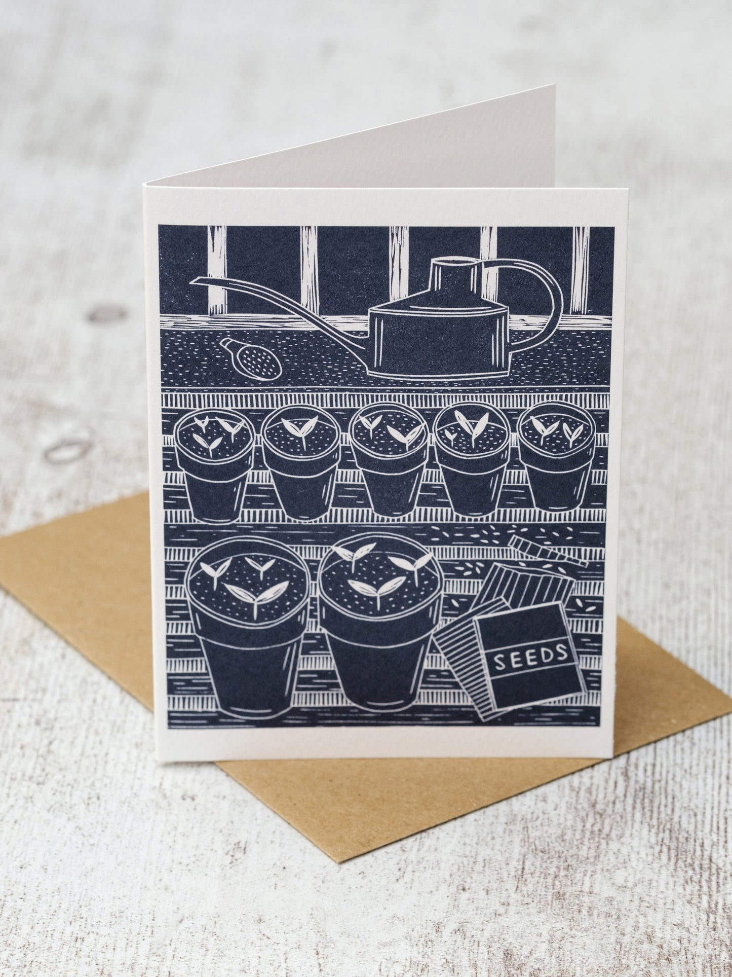 In the Potting Shed A6 Greeting Card