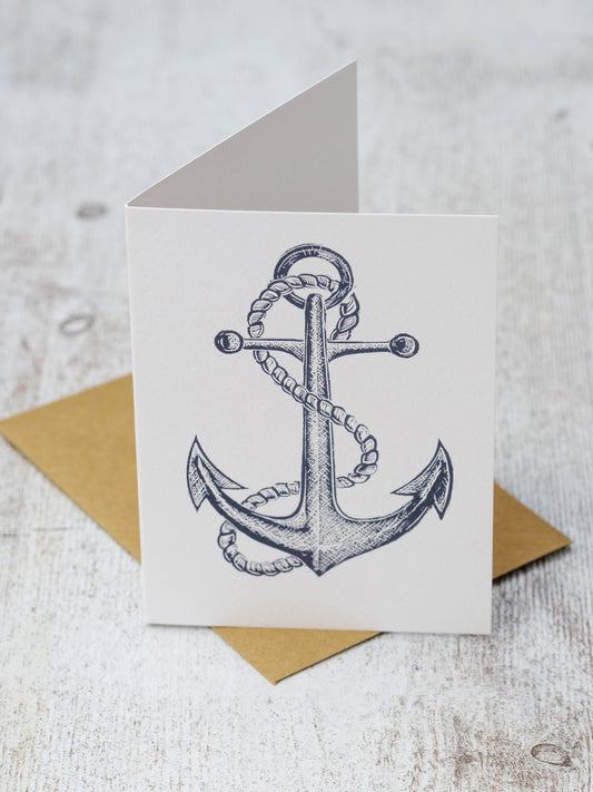 Ships Anchor A5 Greeting Card