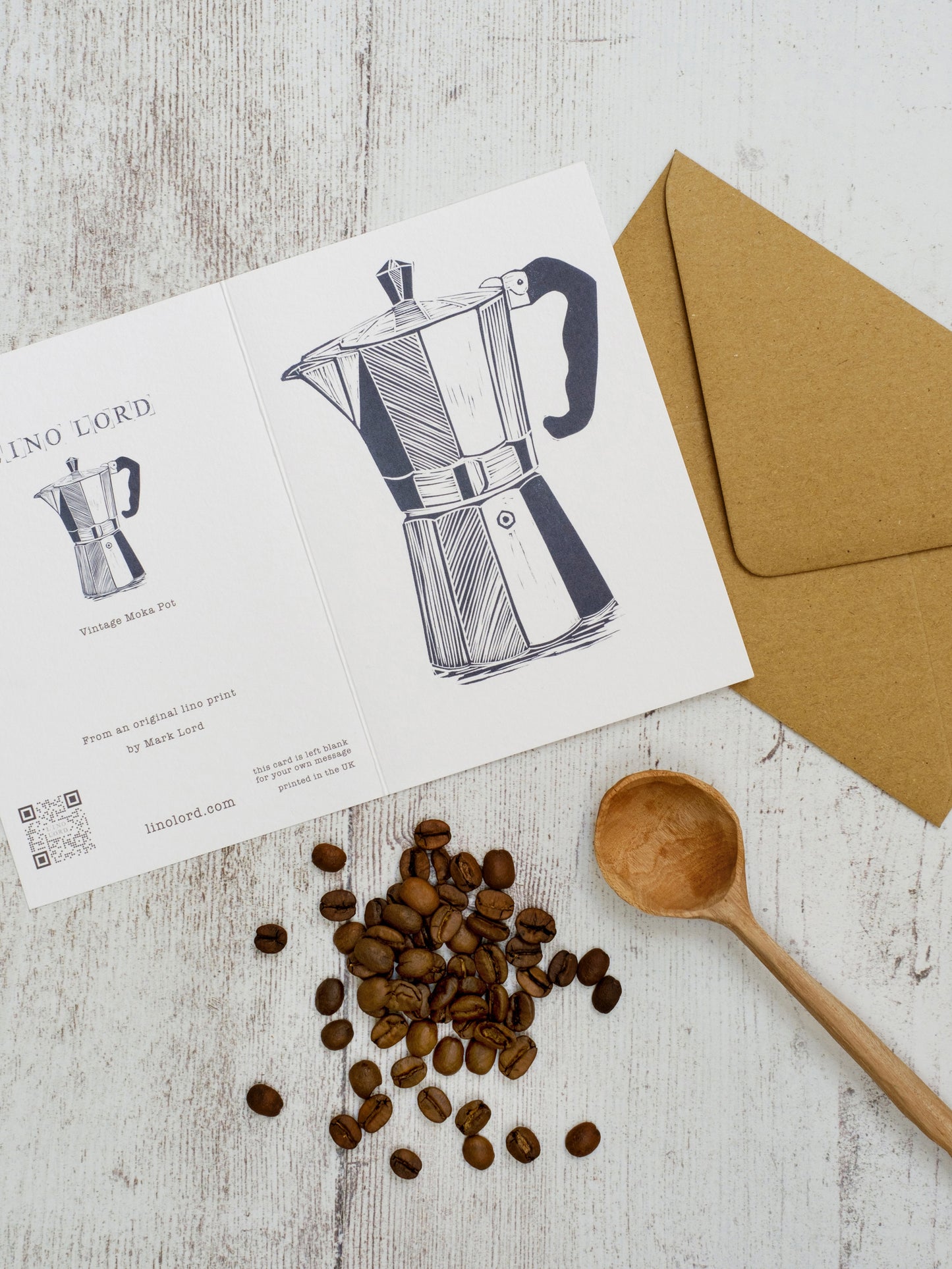 Moka Pot A6 Greeting Card