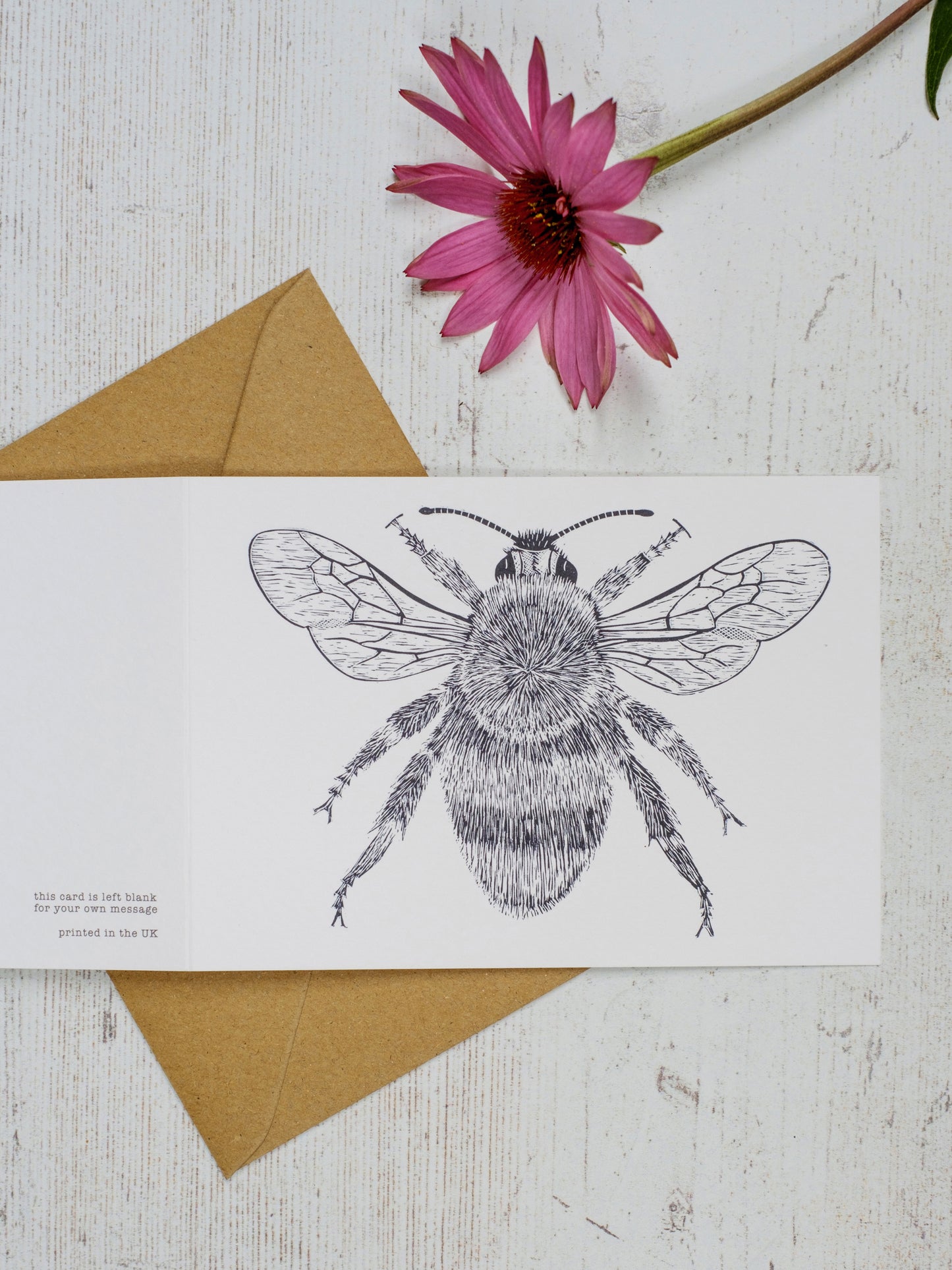 Bee A6 Greeting Card