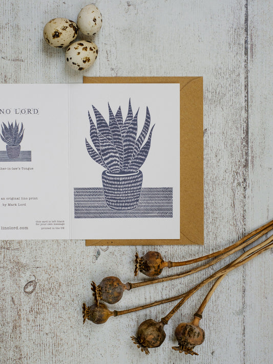 Mother in Laws Tongue A6 Greeting Card