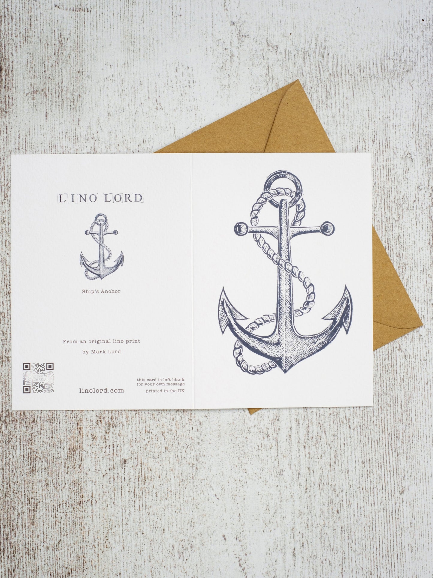 Ships Anchor A6 Greeting Card