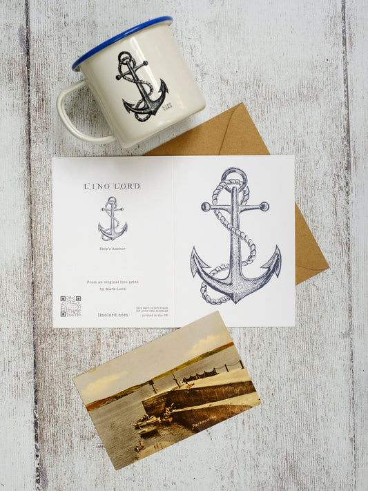 Ships Anchor A5 Greeting Card