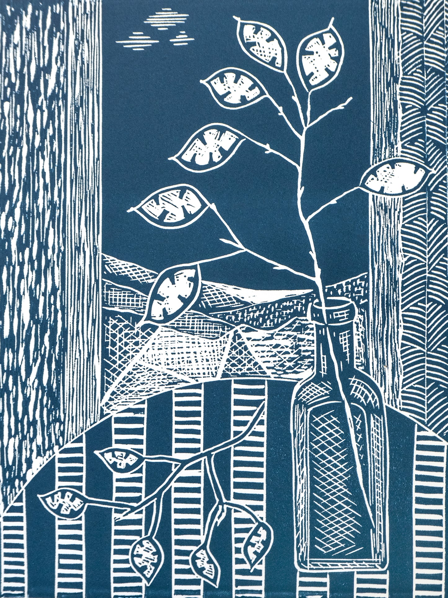 Honesty in the Window, Limited Edition Lino Print