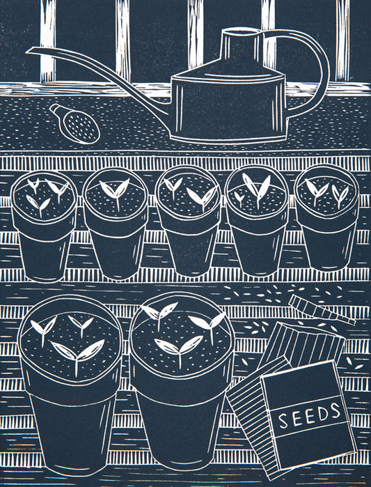 Potting Shed Lino Prints | in The Potting Shed | Lino Lord